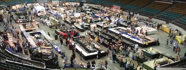 Denver coliseum minerals fossils jewelry gems show