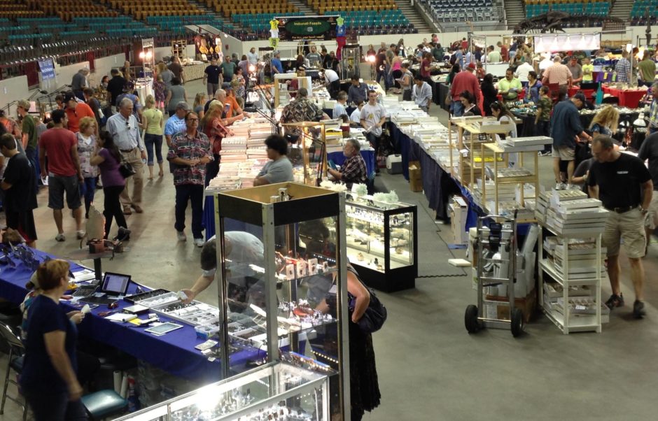 Denver coliseum minerals fossils jewelry gems show