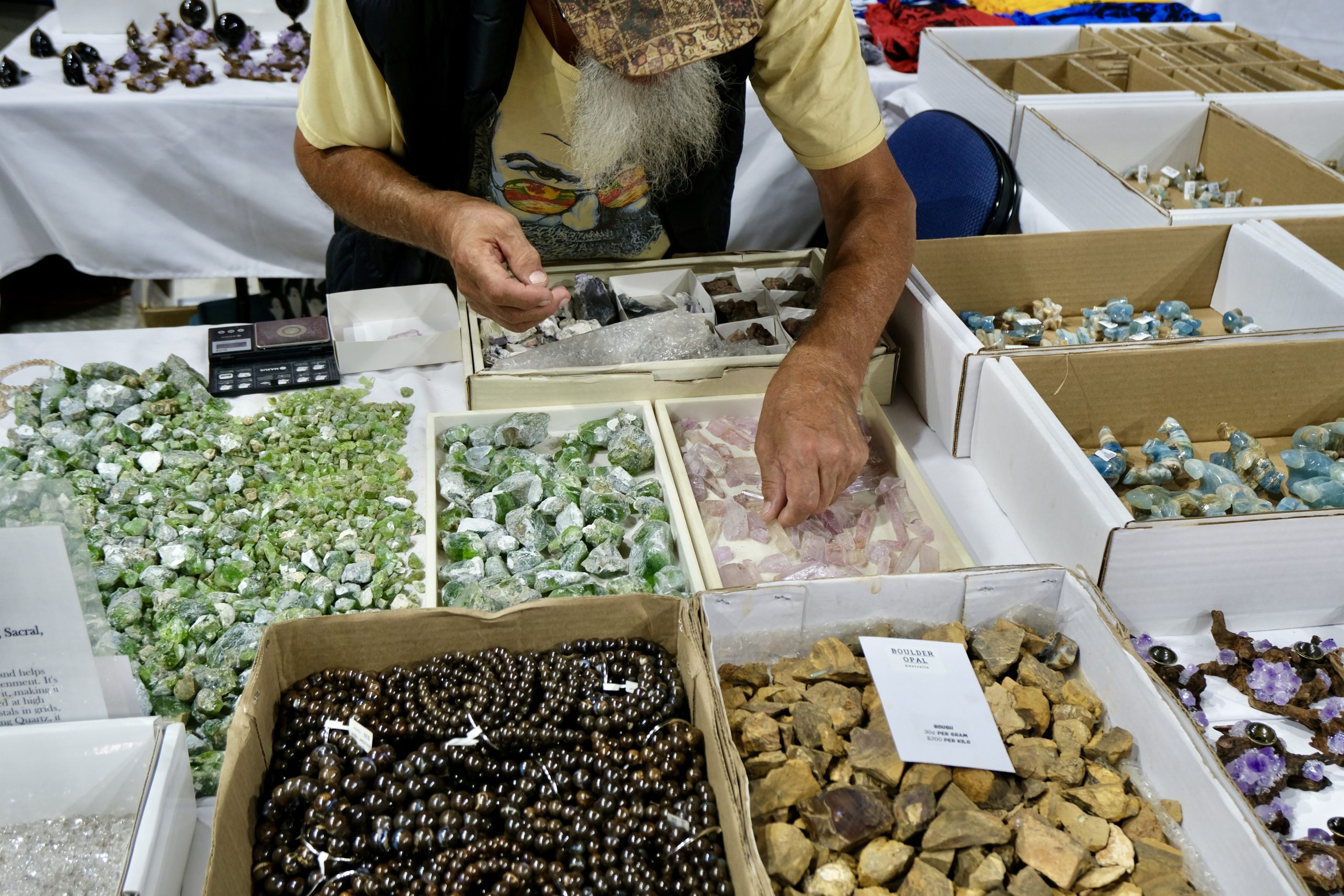 Denver coliseum minerals fossils jewelry gems show