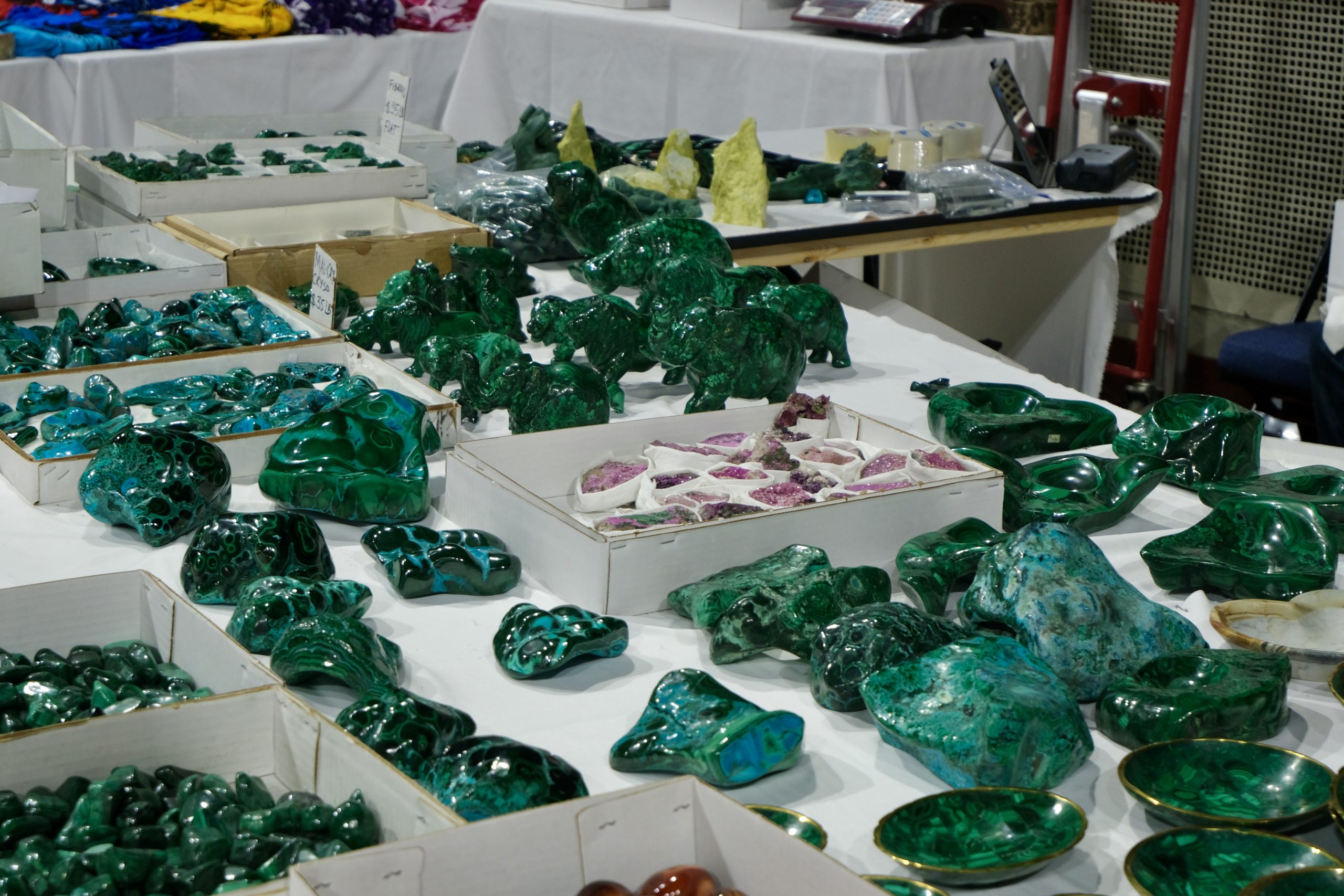 Denver coliseum minerals fossils jewelry gems show