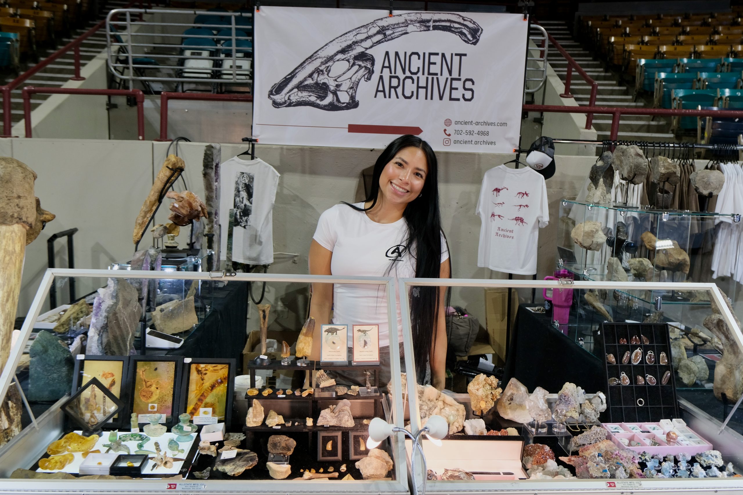 Denver coliseum minerals fossils jewelry gems show