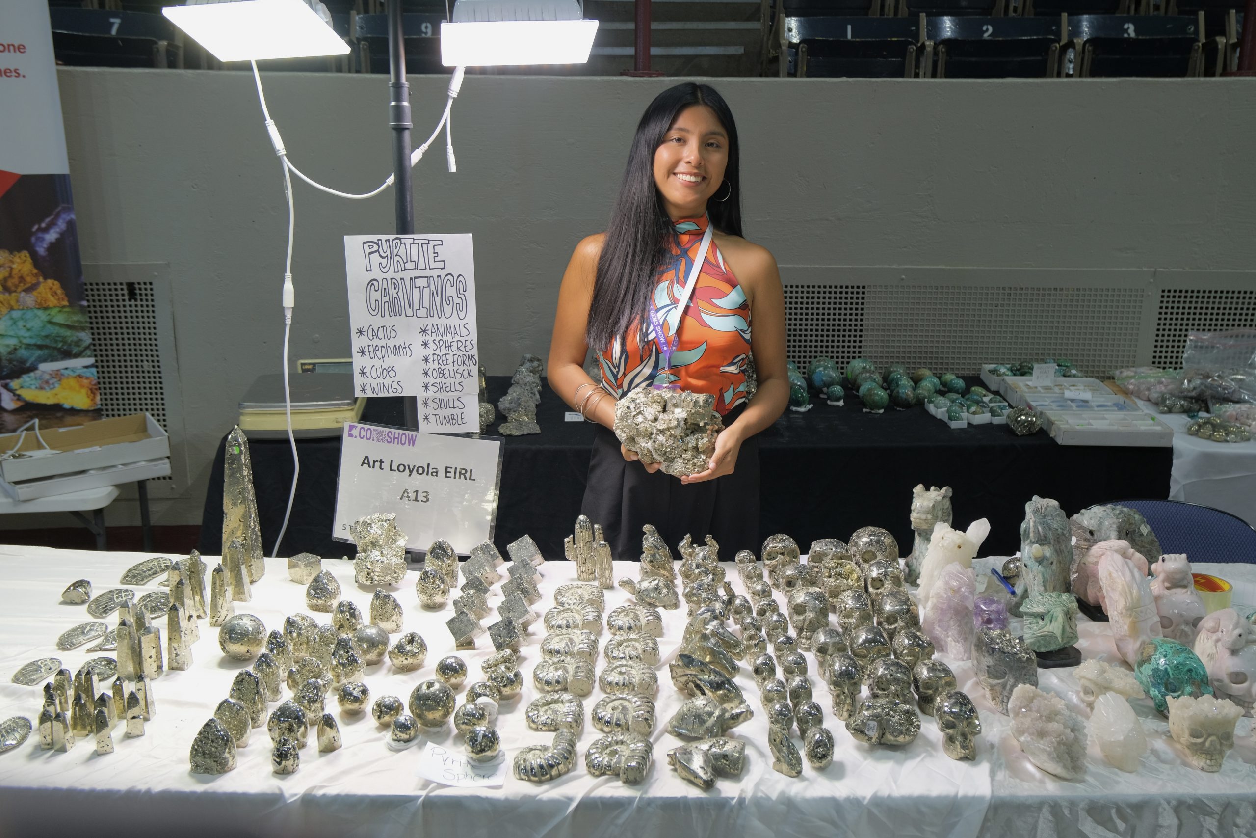Denver coliseum minerals fossils jewelry gems show