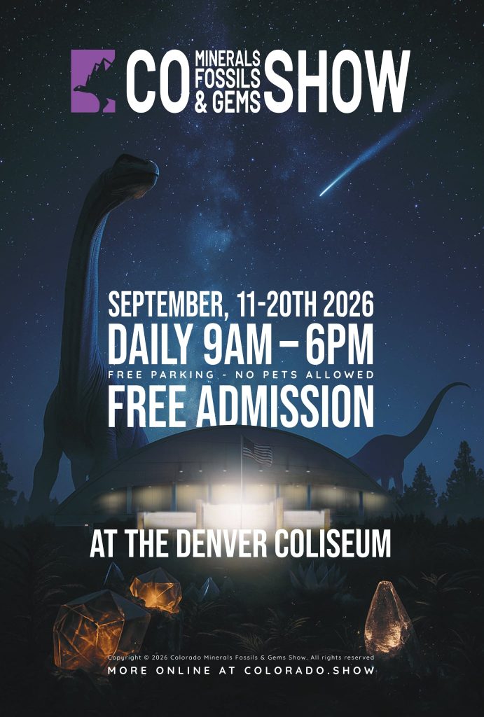 Denver coliseum minerals fossils gems jewelry show